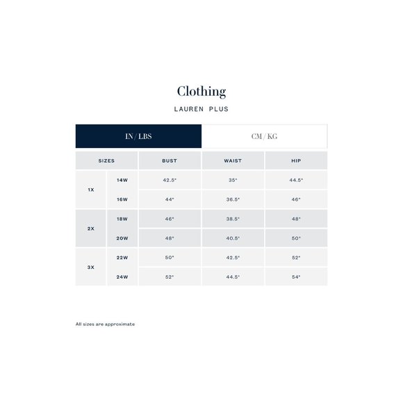 LAUREN Ralph Lauren Women’s Cotton Sweater Navy Size 1X NWT - Picture 4 of 5